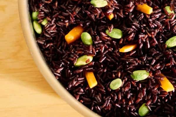 thực đơn giảm cân hiệu quả với gạo lứt đen
