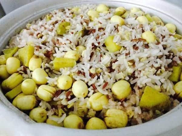 cách nấu cơm gạo lứt với các loại hạt