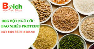 100g bột ngũ cốc bao nhiêu protein? - Boich.vn