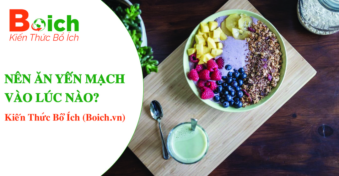 nên ăn yến mạch vào lúc nào - boich.vn