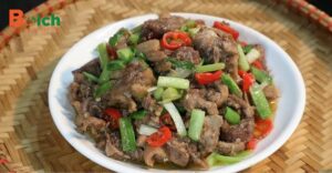 cách nấu vịt om sấu với bia